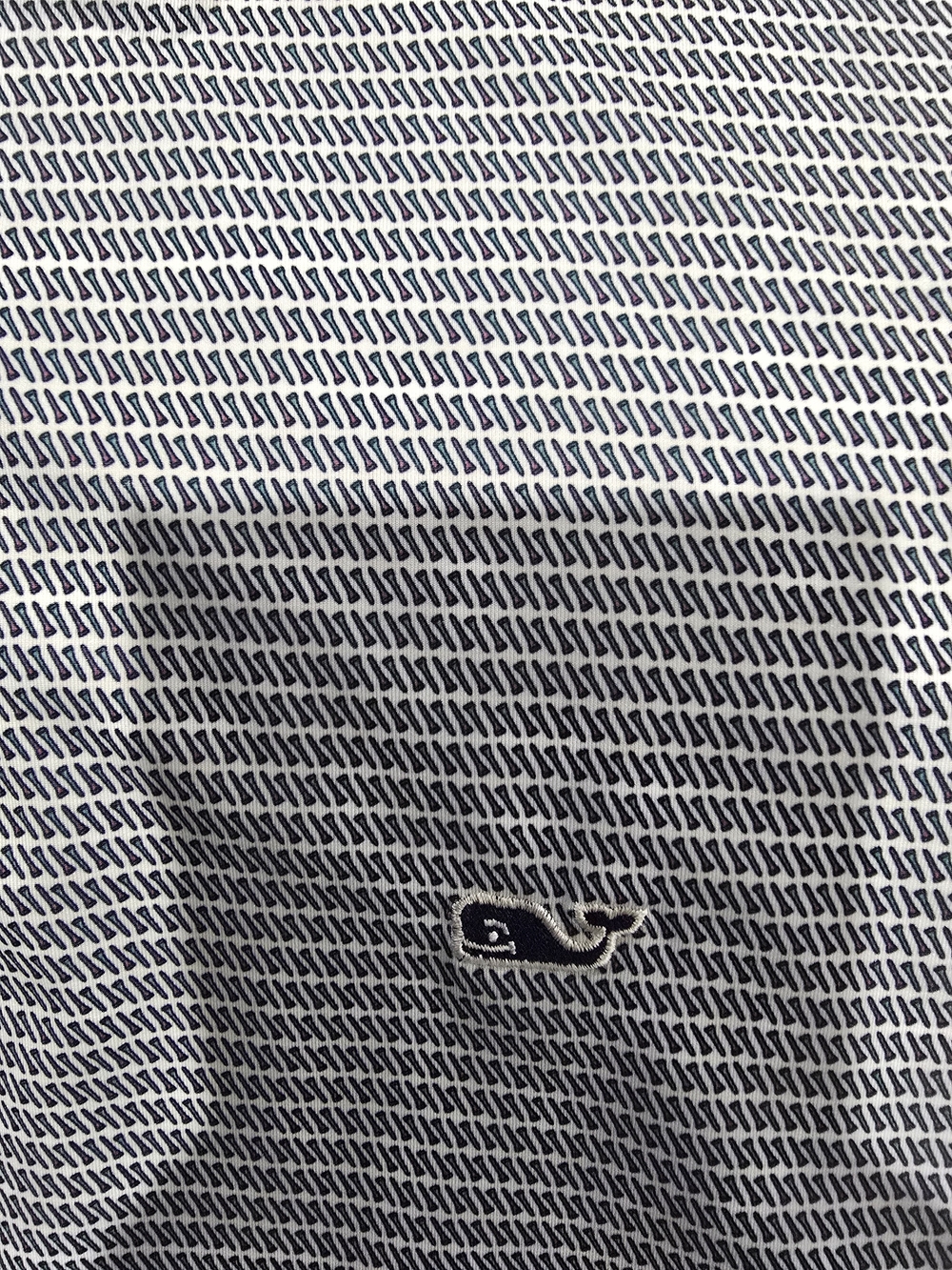 Vineyard Vines Blue Patterned Performance Polo - Picture 4 of 6